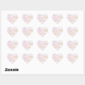 Magische Eenhoorn Hart Sticker (Vel)