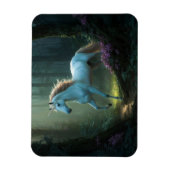 Magische eenhoorn in betoverd bos magneet (Verticaal)
