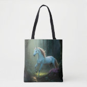 Magische eenhoorn in betoverd bos tote bag (Voorkant)