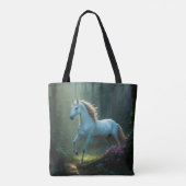 Magische eenhoorn in betoverd bos tote bag (Achterkant)