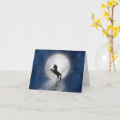 Magische eenhoorn Kaart | Betoverend ontwerp (Gele Bloem)