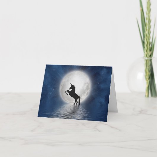 Magische eenhoorn Kaart | Betoverend ontwerp (Voorkant)