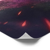 Magische eenhoorn kunst aan de muur poster (Hoek)