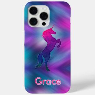 Magische Eenhoorn Meisje Waterverf Gradient iPhone 15 Pro Max Hoesje