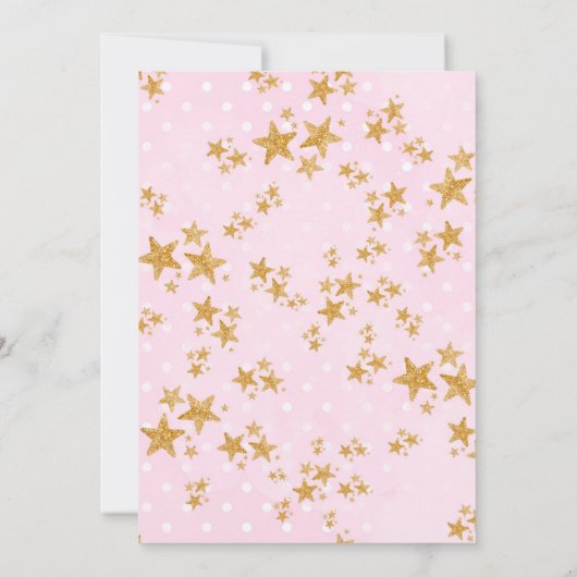 Magische Eenhoorn Meisjes Verjaardag Uitnodiging (Achterkant)