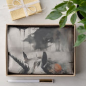 Magische Eenhoorn met Ink Druppels Decoupage Tissuepapier (Geschenk)