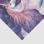 Magische Eenhoorn met Roze Manen Decoupage Tissuepapier (Detail)