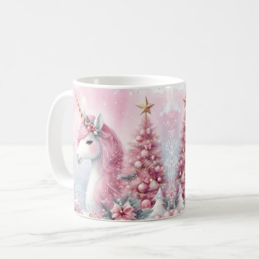 Magische Eenhoorn Mok – Whimsical Drinkware voor U (Voorkant links)