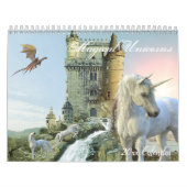 Magische Eenhoorn Mooie Fantasy Land Kalender (Hoes)