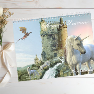 Magische Eenhoorn Mooie Fantasy Land Kalender