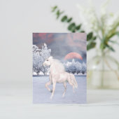 Magische eenhoorn ochtend briefkaart (Staand voorkant)
