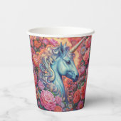 Magische Eenhoorn Papier Cups Papieren Bekers (Achterkant)