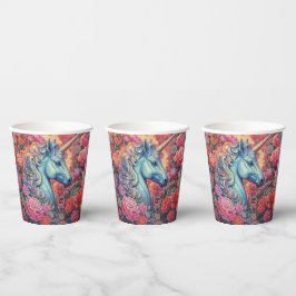 Magische Eenhoorn Papier Cups Papieren Bekers