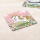 Magische Eenhoorn Papier Onderzetter (Schuin)