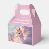 Magische Eenhoorn Party Favoriet Box Bedankdoosjes (Voorkant Zijde)