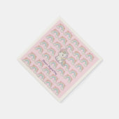 Magische Eenhoorn Pastel Rainbow Party Servet (Hoek)