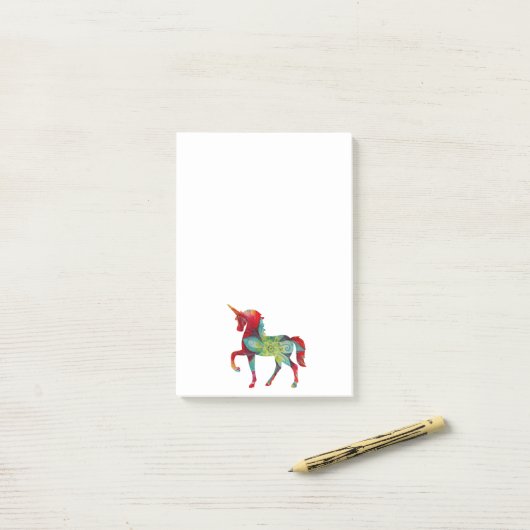 Magische eenhoorn Post-it Notities Post-it® Notes (Op bureau)