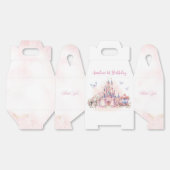 Magische Eenhoorn Prinses Kasteel Verjaardag Favor Bedankdoosjes (Ongevouwen)