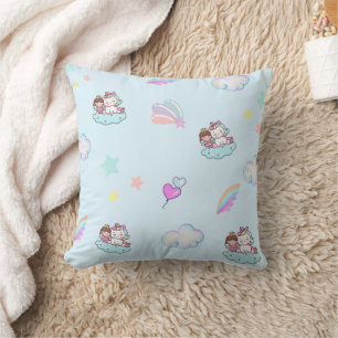 Magische Eenhoorn Prinses regenboog patroon verloo Kussen