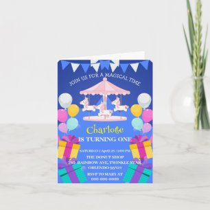 Magische Eenhoorn regenboog carrousel patroon verj