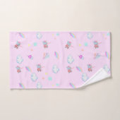 Magische Eenhoorn regenboog gradiënt verjaardagsfe Bad Handdoek (Handdoek)