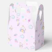Magische Eenhoorn regenboog gradiënt verjaardagsfe Bedankdoosjes (Geopend)