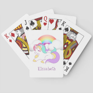 Magische Eenhoorn, Regenboog - Persoonlijk Pokerkaarten