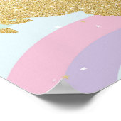 MAGISCHE EENHOORN REGENBOOG POSTER (Hoek)