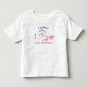 Magische Eenhoorn Regenboog Shooting Star & Cupcak Kinder Shirts
