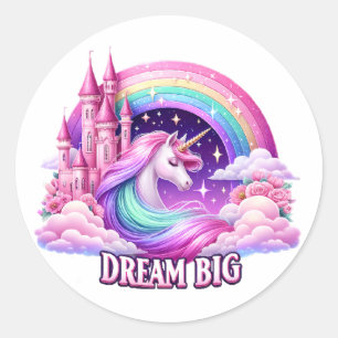 Magische Eenhoorn Regenboog Sticker – grillig ontw