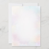 Magische eenhoorn regenboog verjaardag dank u kaar kaart (Achterkant)