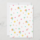 Magische eenhoorn & regenboog verjaardag kaart (Achterkant)