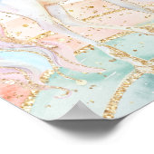 Magische Eenhoorn Regenboog Verjaardags Welkom Poster (Hoek)