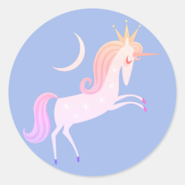 magische eenhoorn ronde sticker