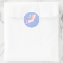 magische eenhoorn ronde sticker