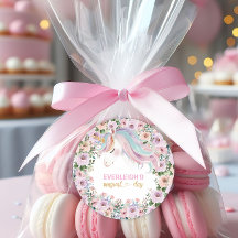 Magische Eenhoorn Roze Bloem 1e verjaardag