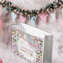 Magische Eenhoorn Roze Bloem verjaardag