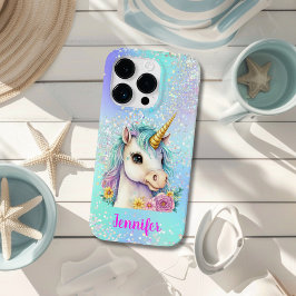 Magische Eenhoorn Sparkle Case-Mate iPhone 14 Pro Hoesje