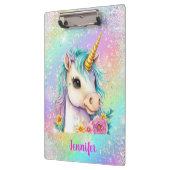 Magische Eenhoorn Sparkle Rainbow Klembord (Links)