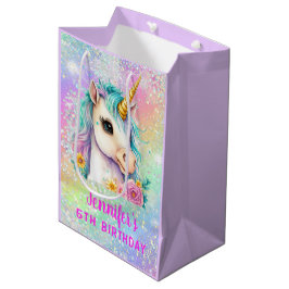Magische Eenhoorn Sparkles Rainbow Medium Cadeauzakje