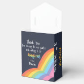 Magische Eenhoorn Thema Verjaardag Favor Box Bedankdoosjes (Geopend)