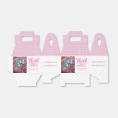 Magische eenhoorn-thema viering bedankdoosjes (Uitgevouwen)