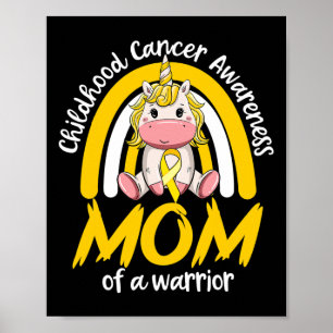 Magische Eenhoorn Trotse Moeder Van Kinderkanker L Poster