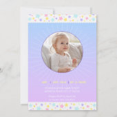 Magische Eenhoorn Uitnodiging (Achterkant)