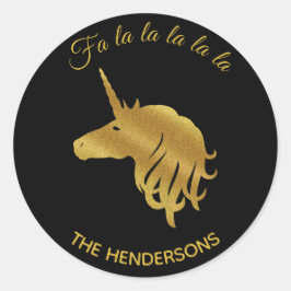 Magische Eenhoorn Vakantie Sticker