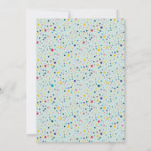 Magische Eenhoorn Verjaardag Bash Bewerkbare Kinde Kaart (Achterkant)