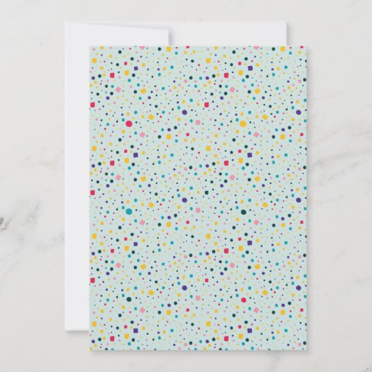 Magische Eenhoorn Verjaardag Bash Bewerkbare Kinde Kaart (Achterkant)