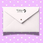 Magische Eenhoorn Verjaardag Bash Zelfinktende Stempel