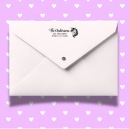 Magische Eenhoorn Verjaardag Bash Zelfinktende Stempel