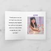 Magische Eenhoorn Verjaardag - Dankjewel Kaart - R (Binnen)